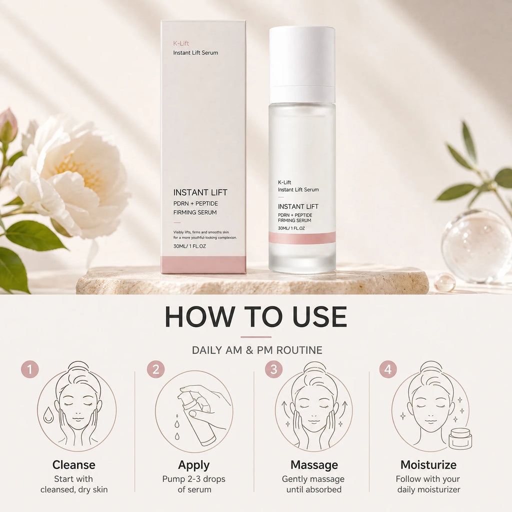 VIARELINE PDRN Peptide Lifting Serum – Firming & Brightening Facial Serum Nixie