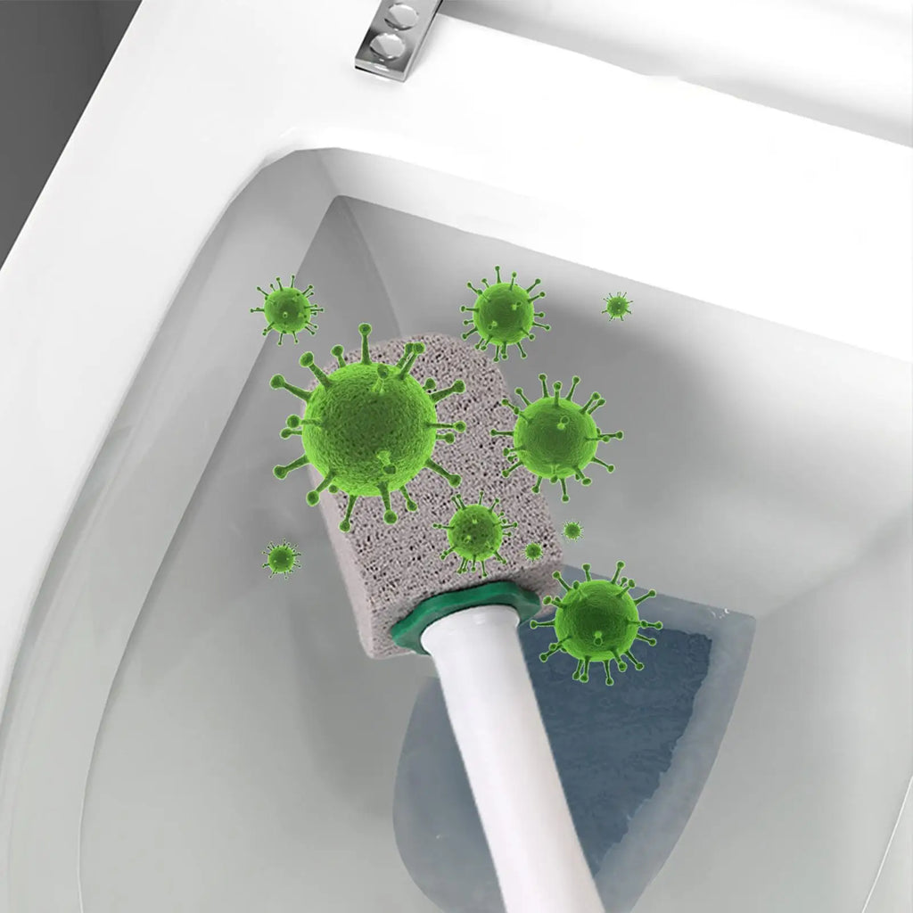 Pumice Stone Toilet Cleaning Wand – Long Handle, 5 Heads Toilet Cleaning Wand Nixie