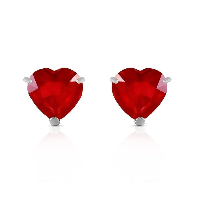 Heart-Shaped CZ Stud Earrings – Gold, Rose Gold & Silver CZ Stud Earrings Nixie