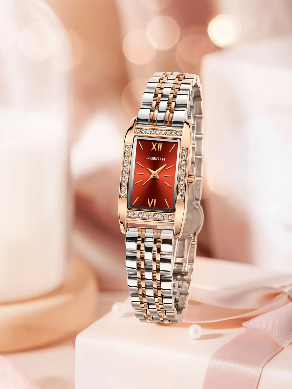REBIRTH Stainless Steel Casual Quartz Watch – Minimalist