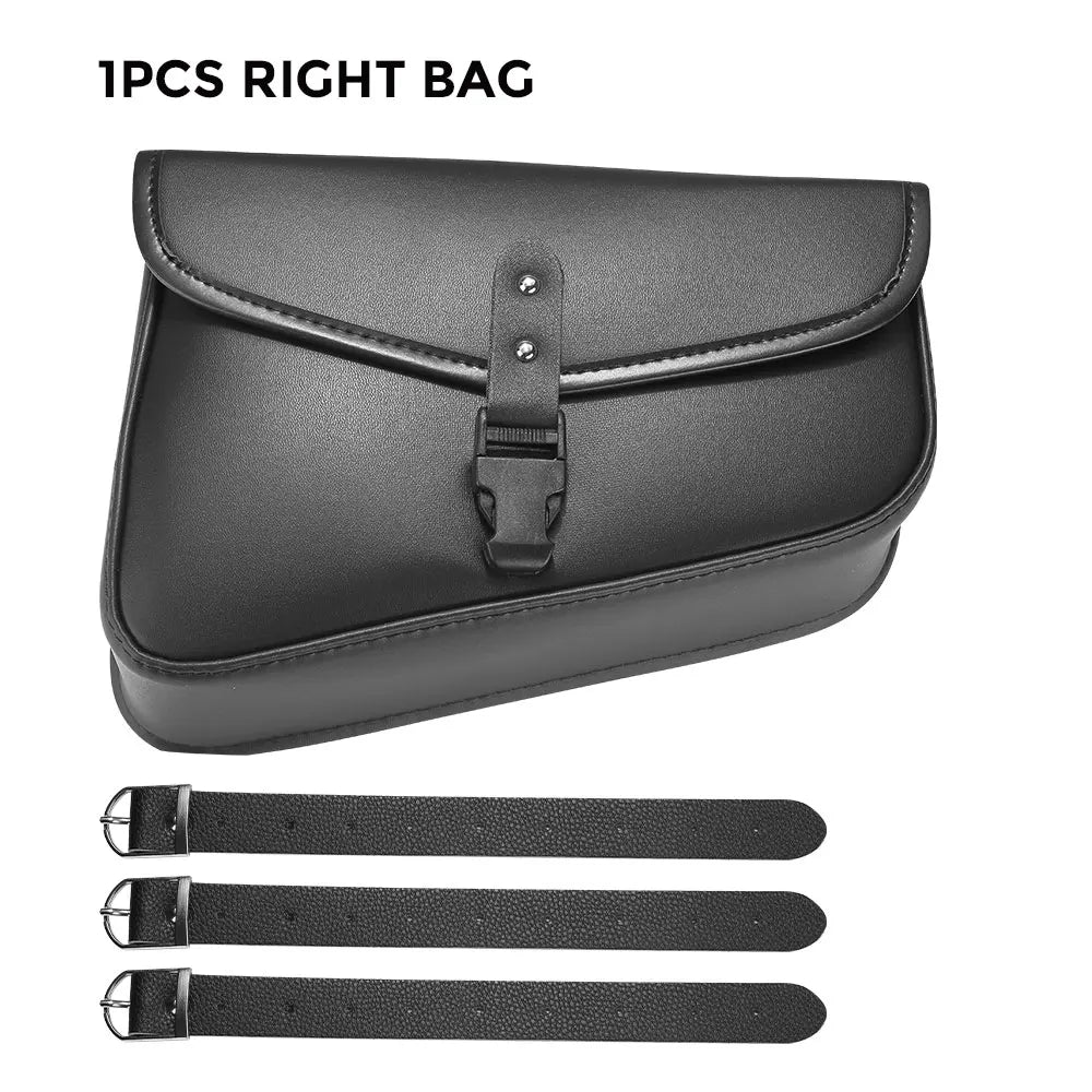 Waterproof PU Leather Motorcycle Swingarm Saddlebag | KEMITOUR