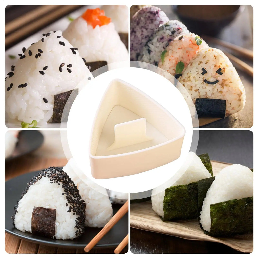 Onigiri Triangle Rice Ball Mold – DIY Sushi Bento Press Sushi Rice Mold Nixie