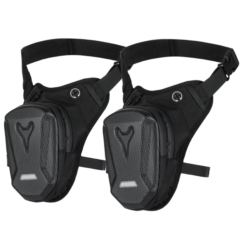 Nixie Motorcycle Drop Leg Bag Tactical Thigh Pouch – Black Drop Leg Bag Nixie 2pcs