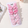 4Pcs Girls Sequin Butterfly Bow Hair Clips Kids Hairpins Set Kids Hair Clips Nixie Pink-3 4pcs
