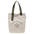 Korean Canvas Crossbody Tote Bag – Letter Print Shoulder Bag