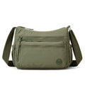 Nixie Oxford Canvas Crossbody Bag – Large Capacity Shoulder Bag Canvas Crossbody Bag Nixie Army green