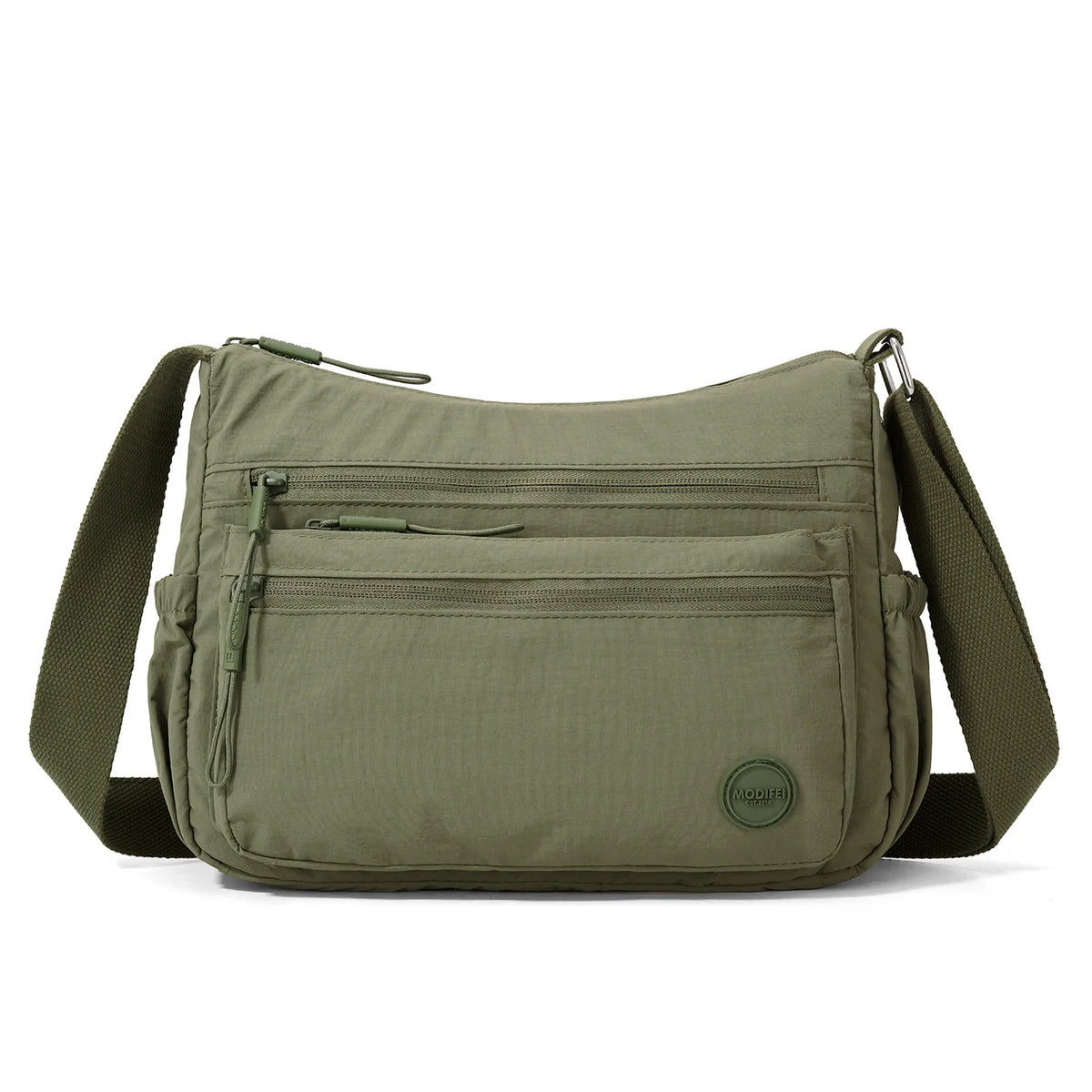 Nixie Oxford Canvas Crossbody Bag – Large Capacity Shoulder Bag Canvas Crossbody Bag Nixie Army green
