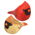 Hand-Carved Wooden Bird Sculpture Set | Decorative Bird Statues Wood Bird Sculpture Nixie color