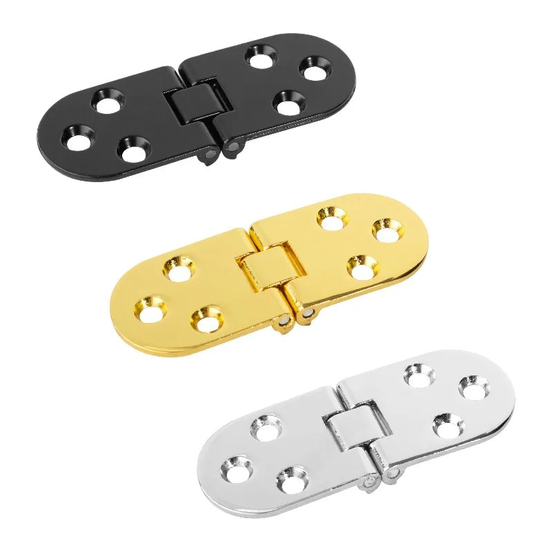 2pcs 180° Foldable Zinc Alloy Hinges for Tables & Cabinets Furniture Hinge Nixie
