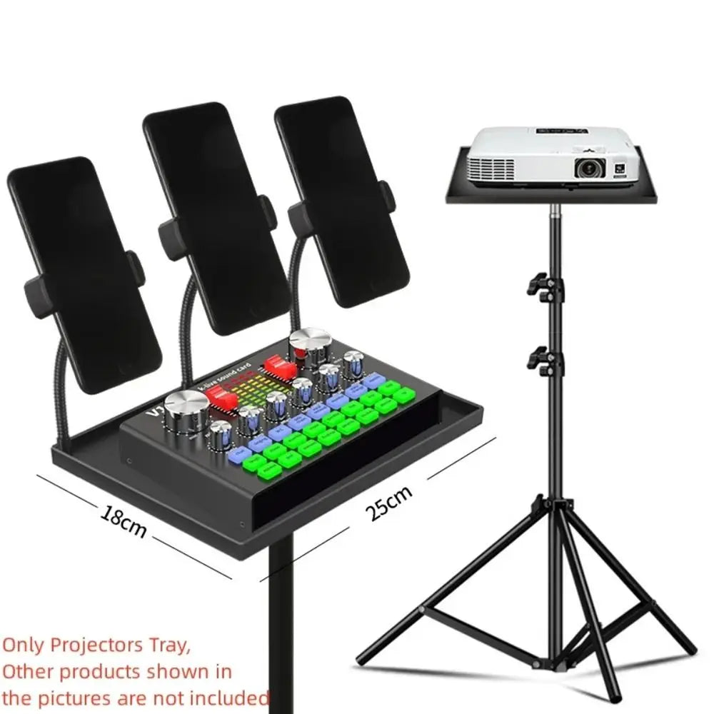 Universal Projector Tray Tripod Platform Holder 1/4" Screw