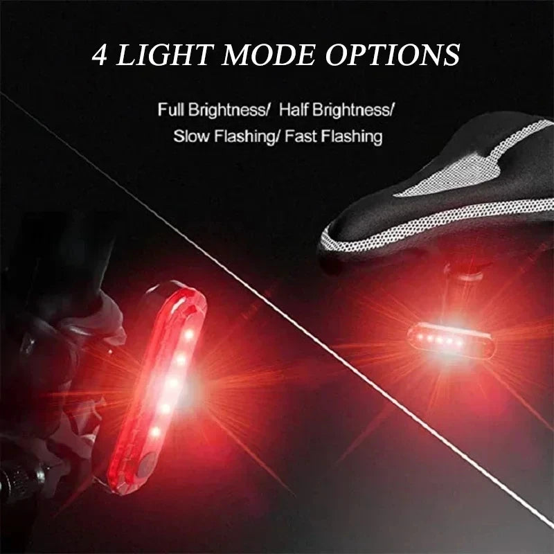 BUCKLOS Rechargeable LED Bike Tail Light | Waterproof MTB Bicycle Tail Light Nixie