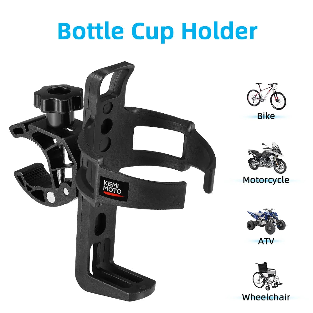 Universal Cup Holder Metal Clamp for Bike, ATV & Stroller