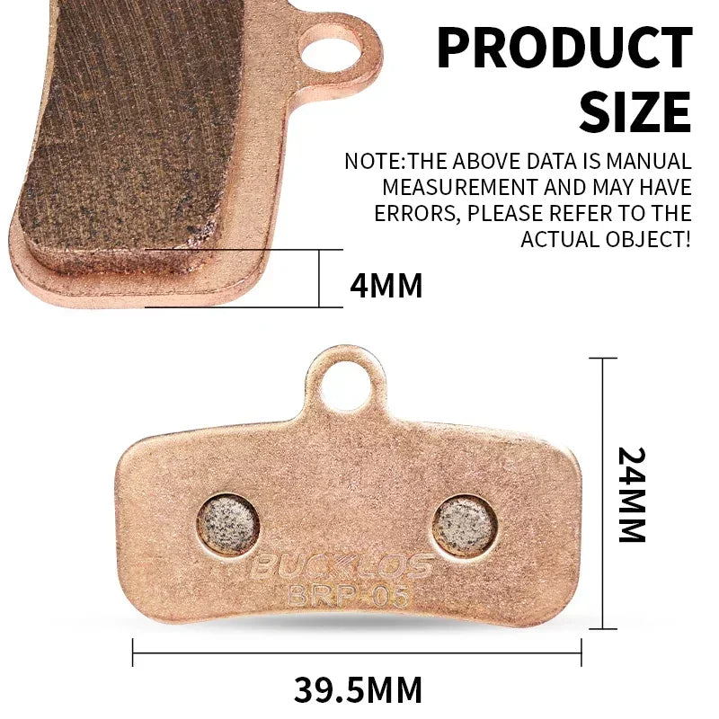 BUCKLOS Sintered-Metal Disc Brake Pads – Shimano D02S/D03S Disc Brake Pads Nixie