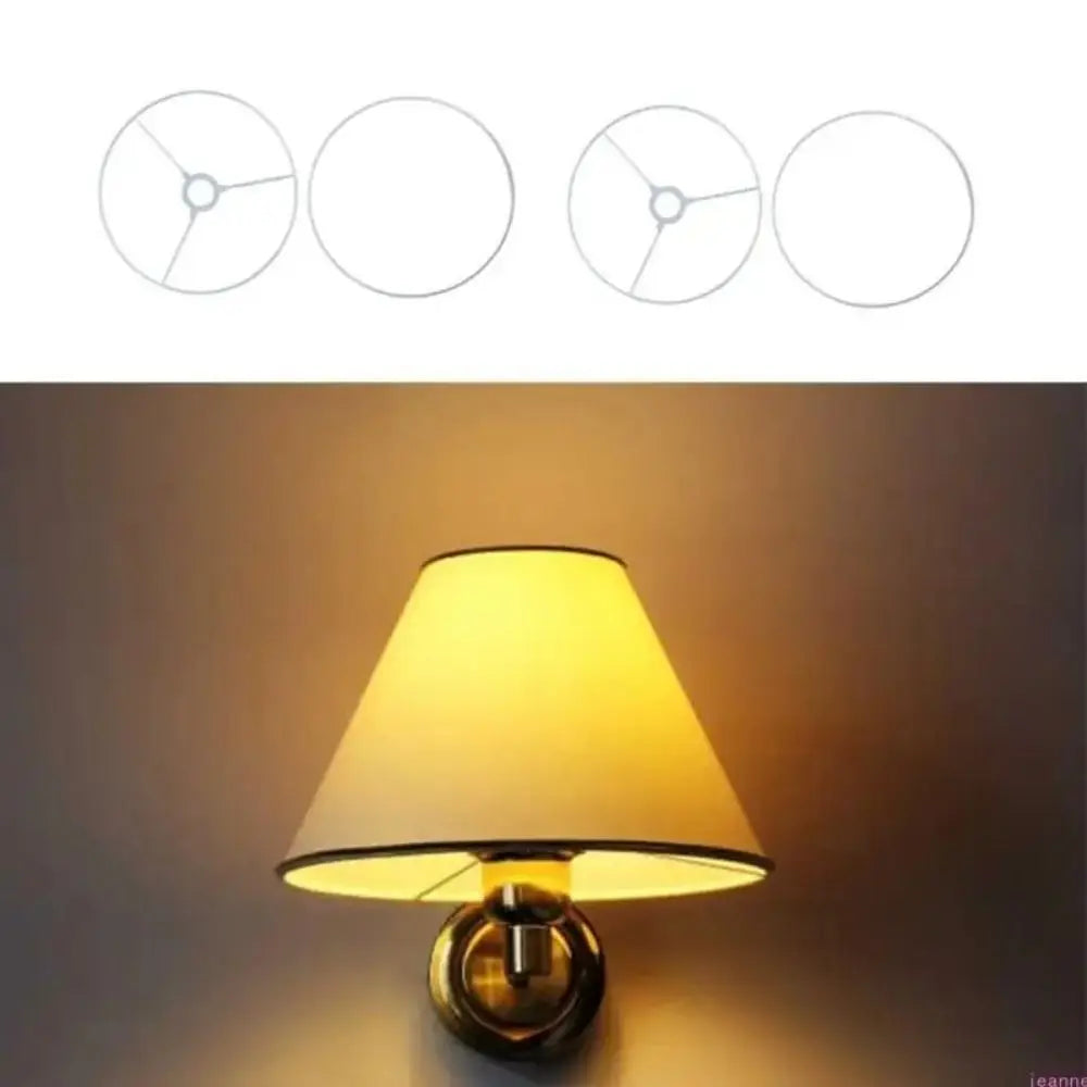 Round Metal Drum Lamp Shade Rings – DIY Light Frame Holder Lamp Shade Frame Nixie