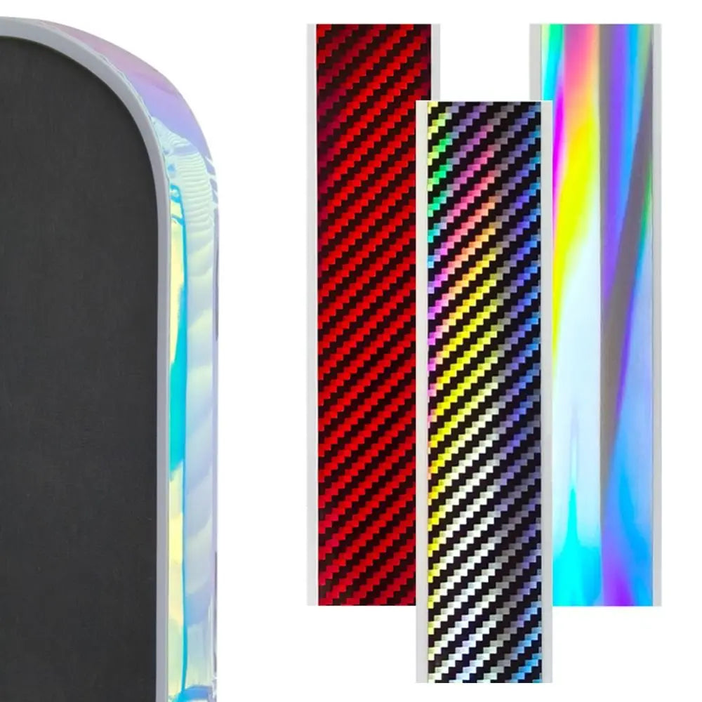 Laser Glitter Pickleball Racket Edge Protective Tape Sticker