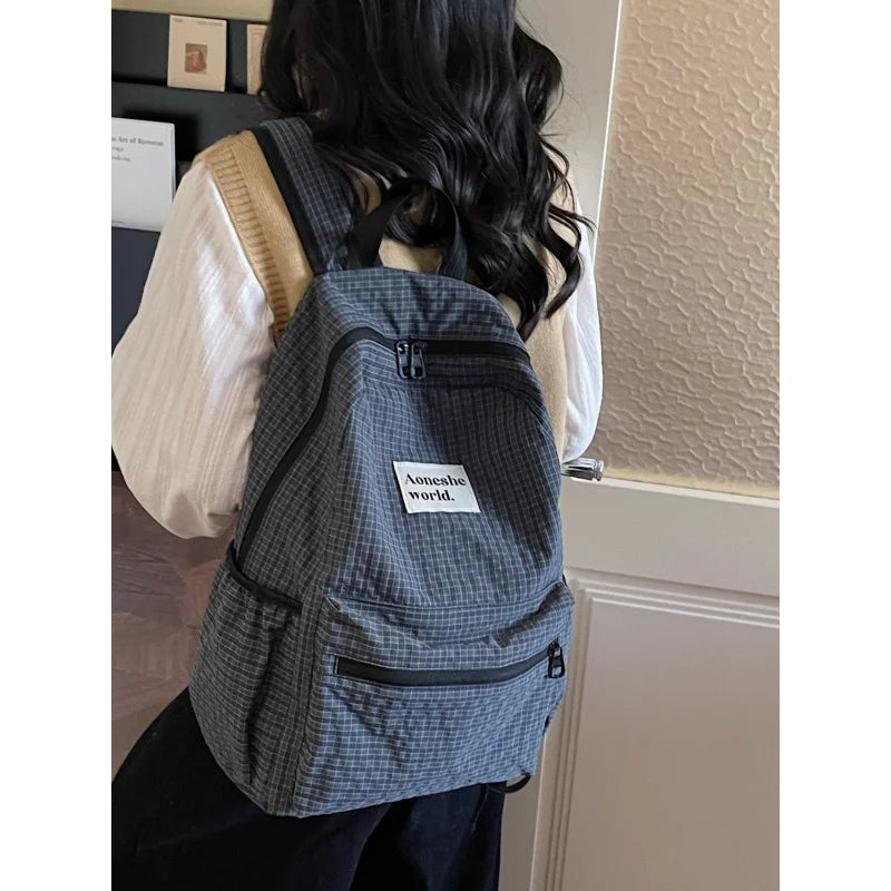 Nixie Large-Capacity Nylon Backpack – Commuter & Travel Nylon Backpack Nixie