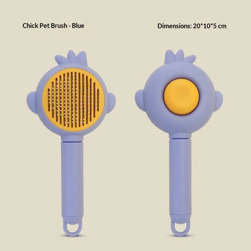 Self-Cleaning Pet Grooming Brush for Dogs & Cats Pet Grooming Brush Nixie A7