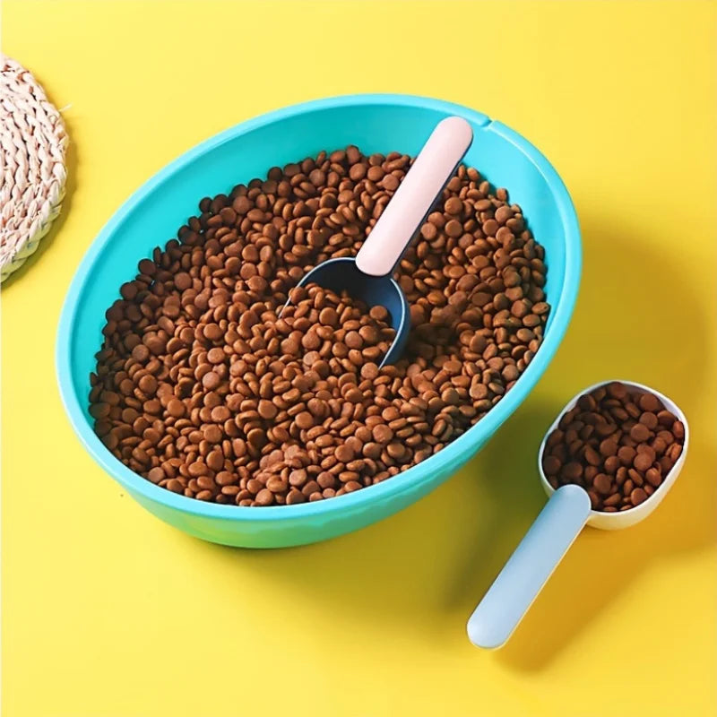 2-in-1 Pet Food Spoon with Seal Clip for Cats, Dogs & Birds Pet Food Scoop Nixie
