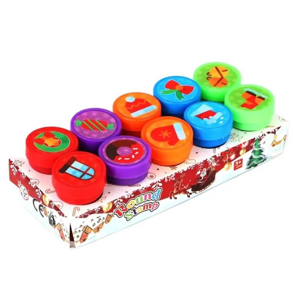 Cartoon Animal Self-Ink Stamps Set – 10, 12 or 26 Pcs