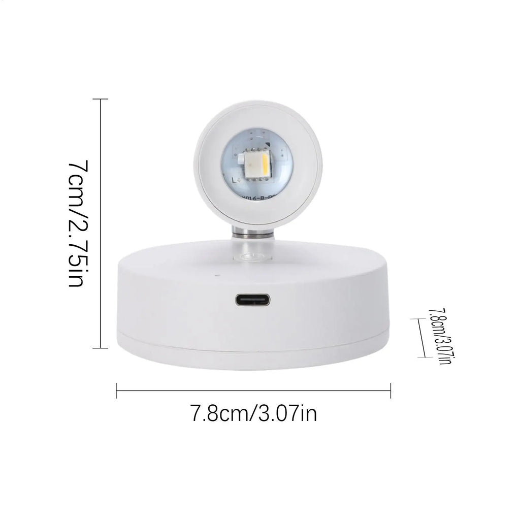 Rechargeable Rotatable LED Spotlight with Remote – Indoor Uplighting LED Accent Spotlight Nixie