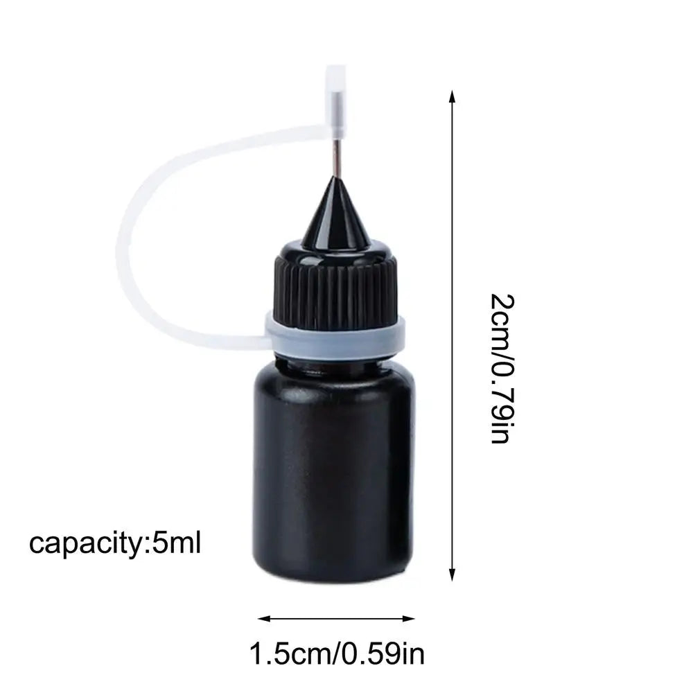 5ml Black Ink Refills for Privacy Stamp Roller – Waterproof