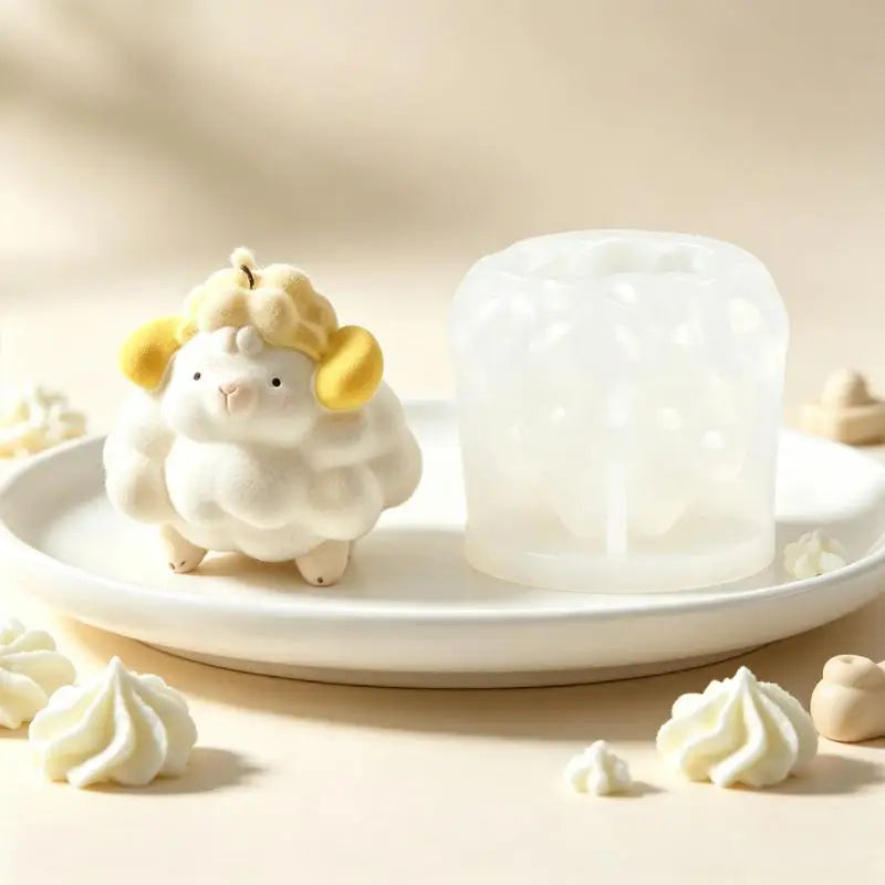 Cute Sheep Silicone DIY Mold – Candle, Soap & Craft Silicone Craft Mold Nixie