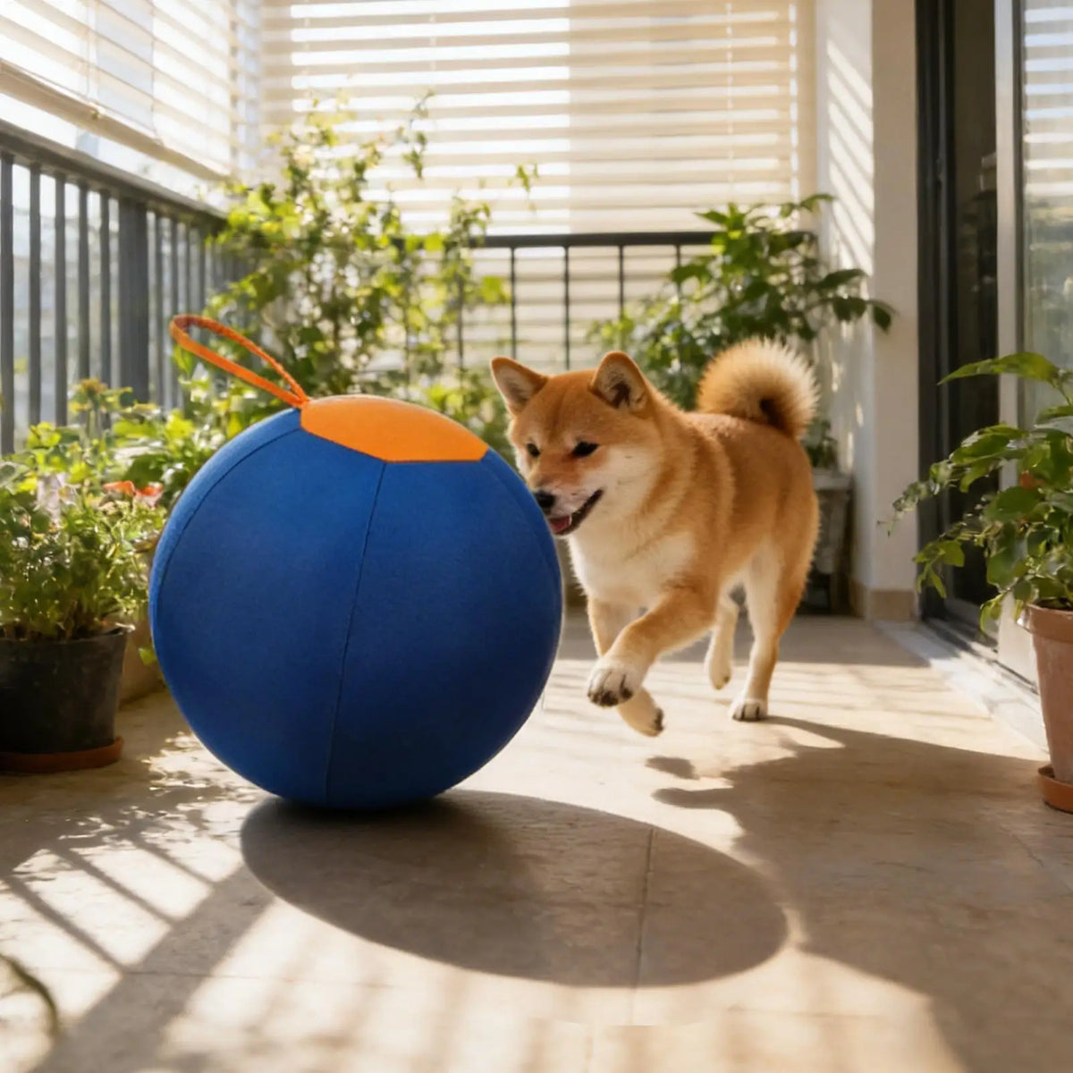 Large Inflatable Dog Ball – Durable Interactive Herding Toy Interactive Dog Toy Nixie
