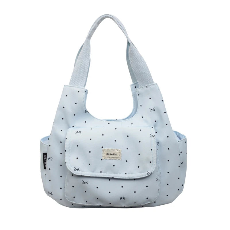 Korean Polka Dot Crossbody Tote Bag – Lightweight Women's Bag Crossbody Tote Bag Nixie
