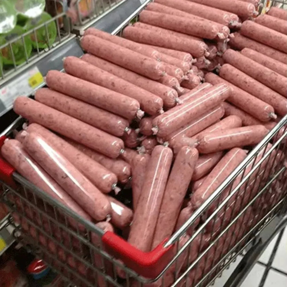 Food Grade Plastic Sausage Casing 5M/10M | Clear & Heat Safe Sausage Casing Nixie