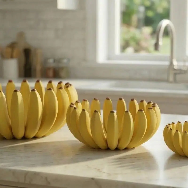 Banana-Shaped 3D Printed Fruit Bowl | BPA-Free PLA Storage Tray Fruit Storage Bowl Nixie