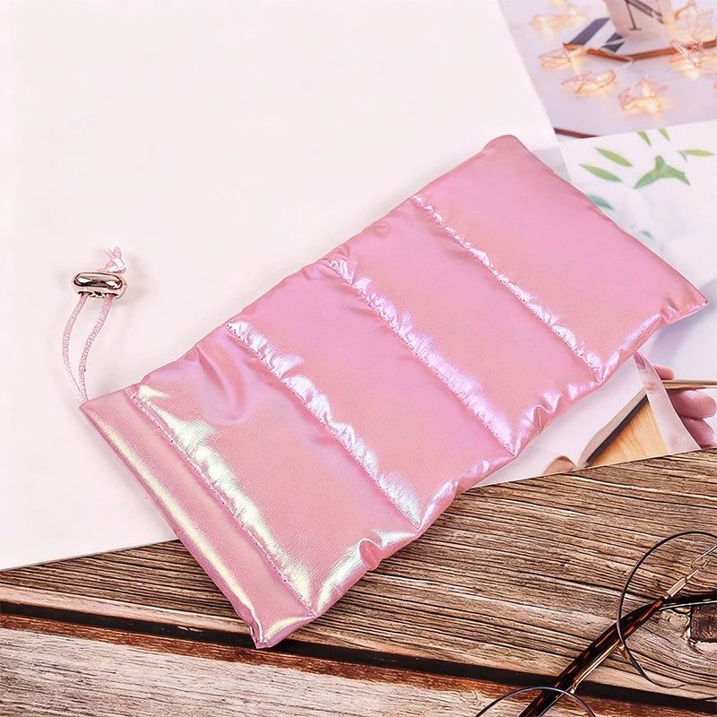 Thermal Phone Pouch Drawstring – Insulated Cotton Cell Case Phone Insulated Pouch Nixie Pink
