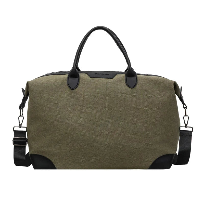 Women's Oxford Cloth Travel & Gym Bag – Large Capacity