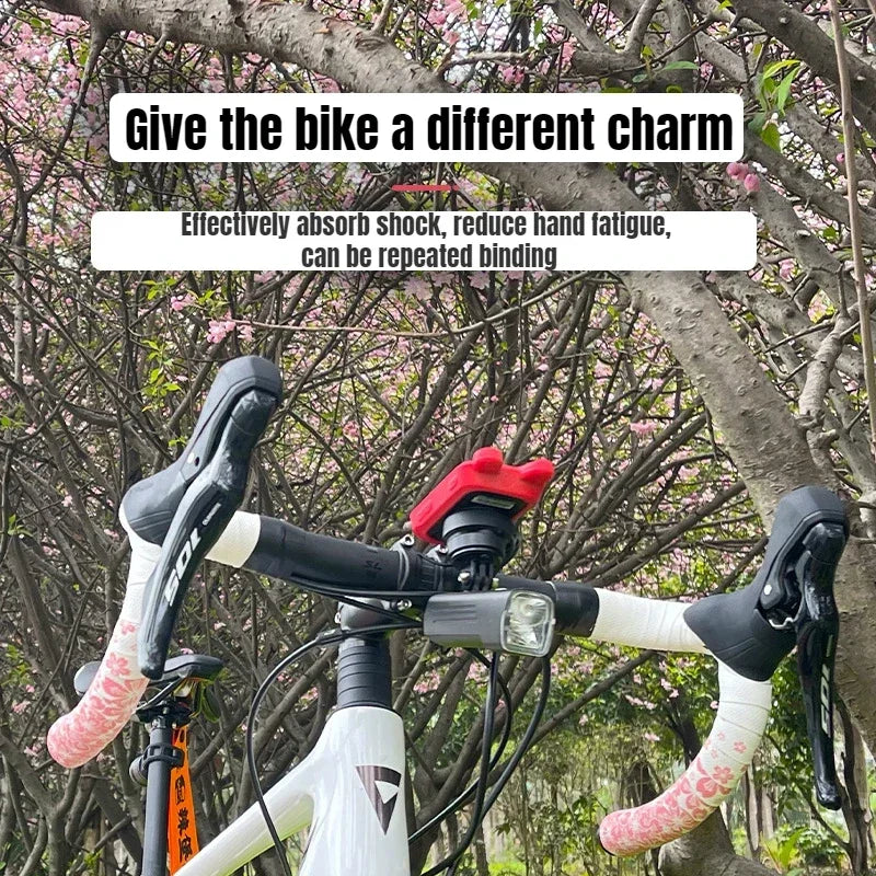 Sakura Road Bike Handlebar Tape – Anti-Slip Cushioned Wrap Bike Handlebar Tape Nixie