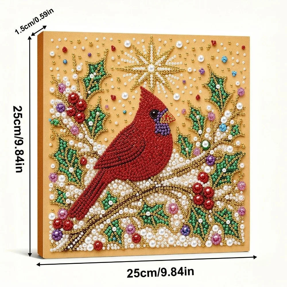 3D Christmas Pearl Art DIY Diamond Painting Kit | Holiday Gift Diamond Painting Kit Nixie