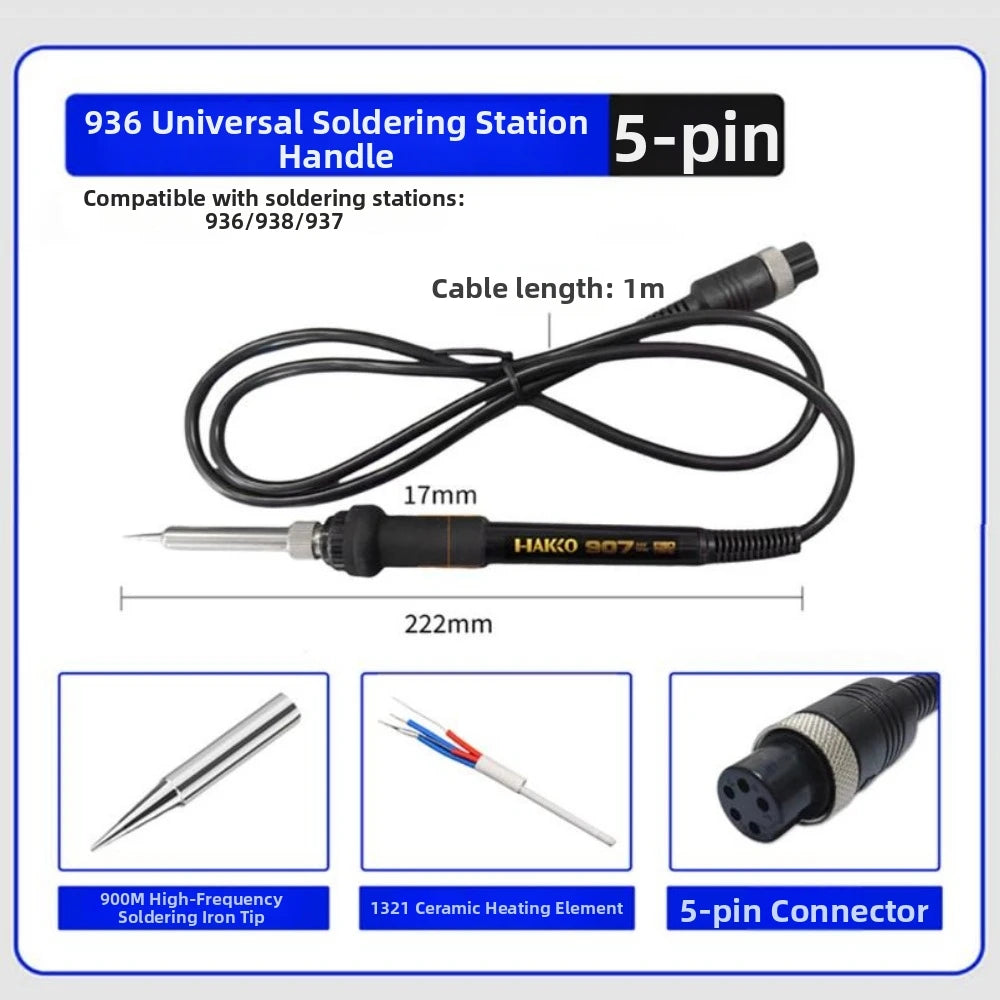203H 60W Universal Soldering Iron Handle for 936 & 907 Stations Soldering Iron Handle Nixie