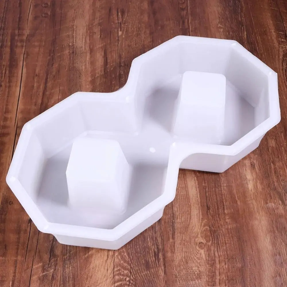 Reusable Concrete Stepping Stone Mould – 8 Shape & Double S