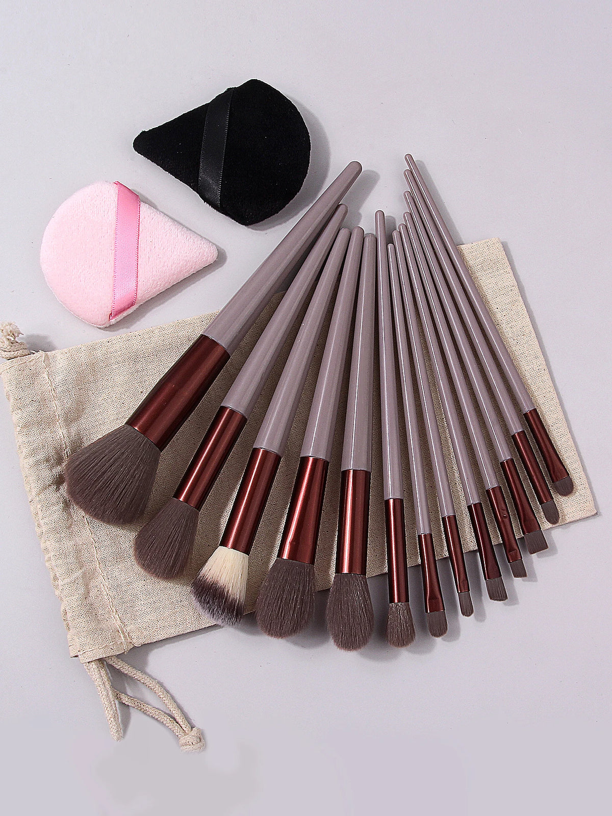 16-Piece Professional Makeup Brush Set with Bag | Nixie Makeup Brush Set Nixie