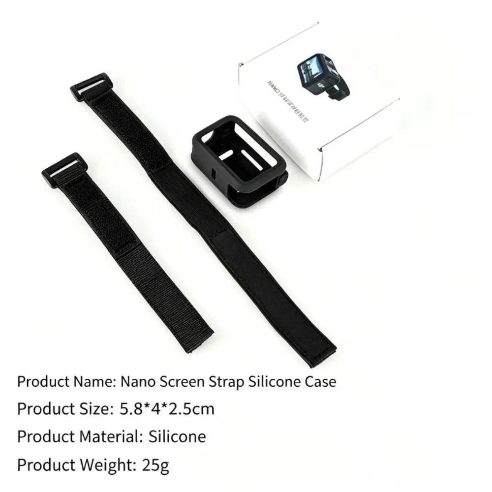 DJI Osmo Nano Silicone Wristband & Protective Cover Kit Camera Wristband Kit Nixie Black