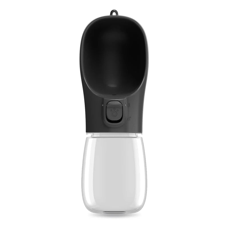 Portable Leakproof Pet Water Bottle for Dogs & Cats Travel Pet Travel Water Bottle Nixie black 350ML - PC
