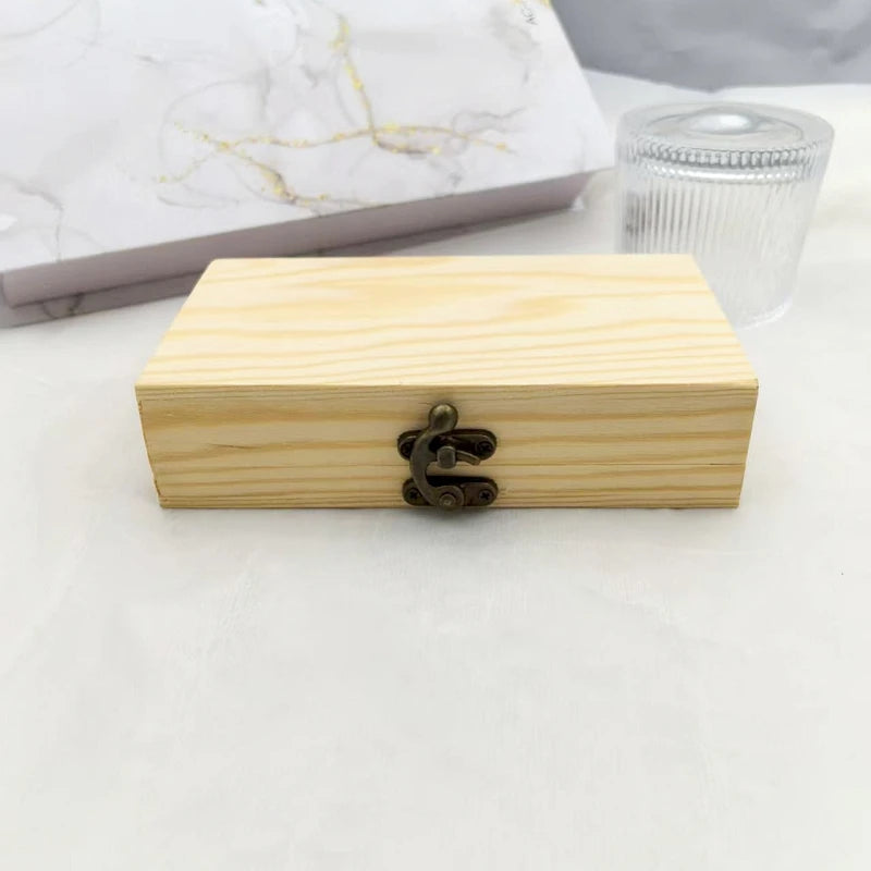 Classic Vintage Wooden Jewelry Box – Small Gift Box Wooden Jewelry Box Nixie