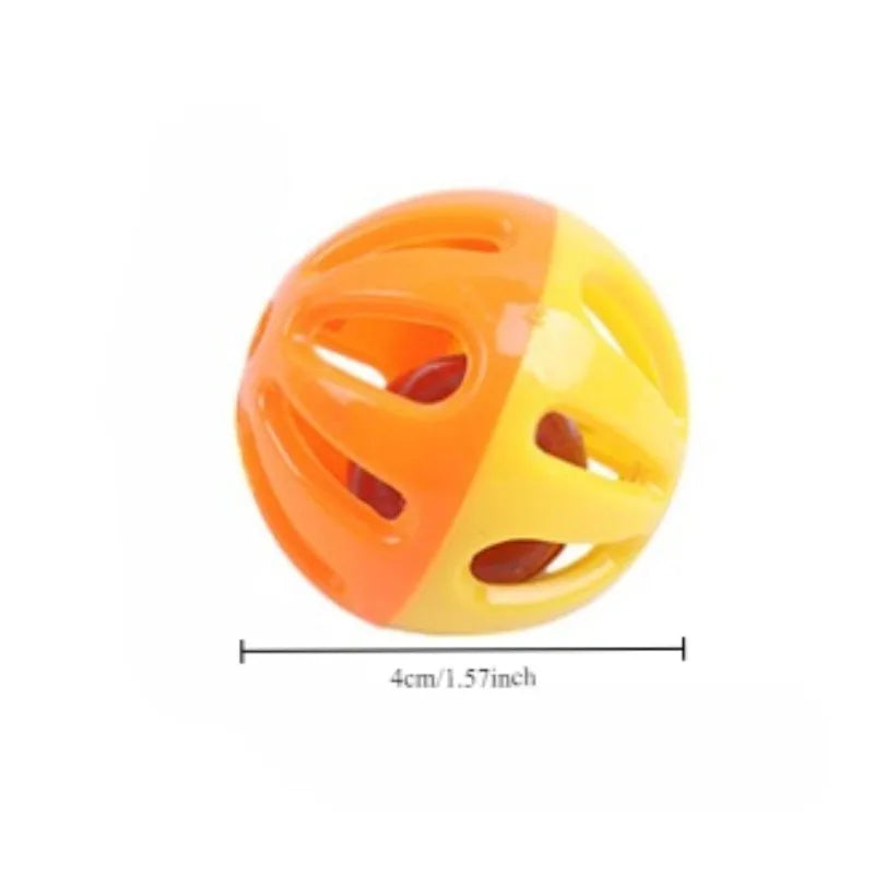 2pcs Jingle Bell Ball Interactive Cat Toy – Indoor & Outdoor Cat Ball Toy Nixie