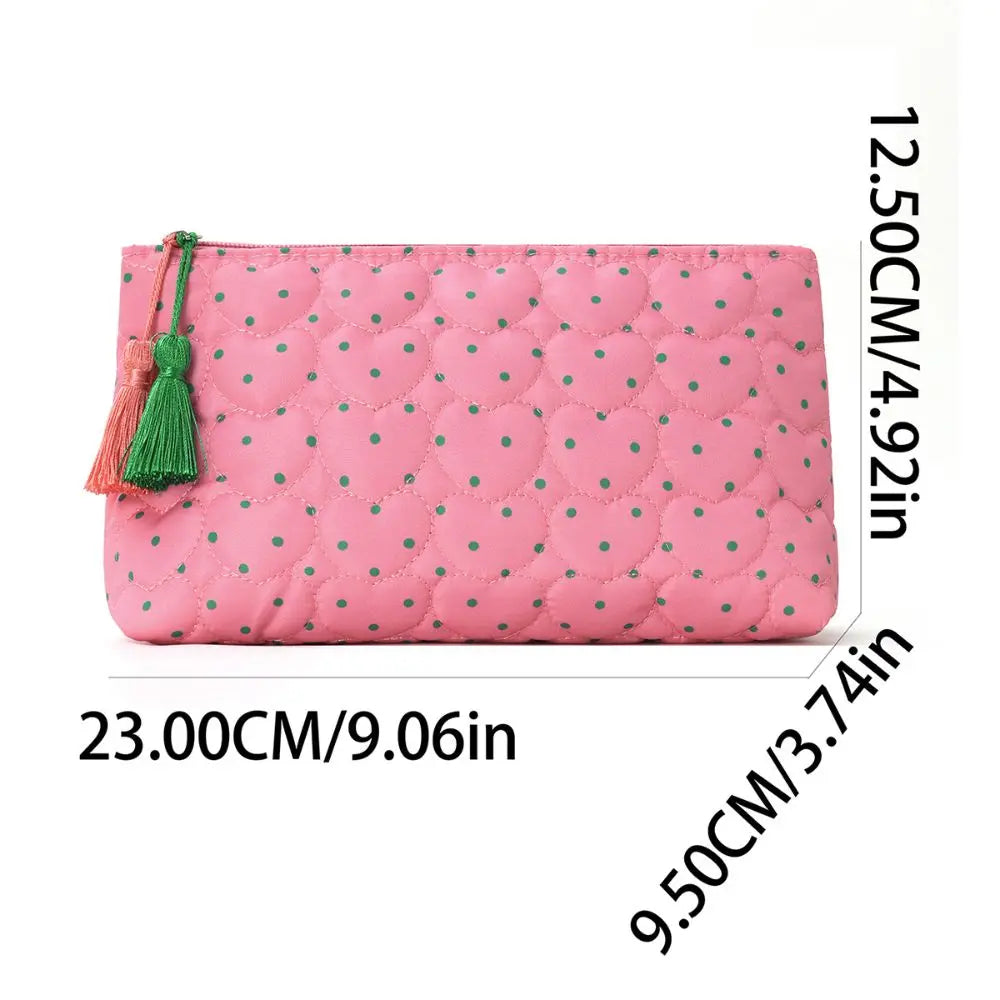 Polka Dot Cosmetic Bag Large Waterproof Travel Toiletry Pouch Cosmetic Travel Bag Nixie