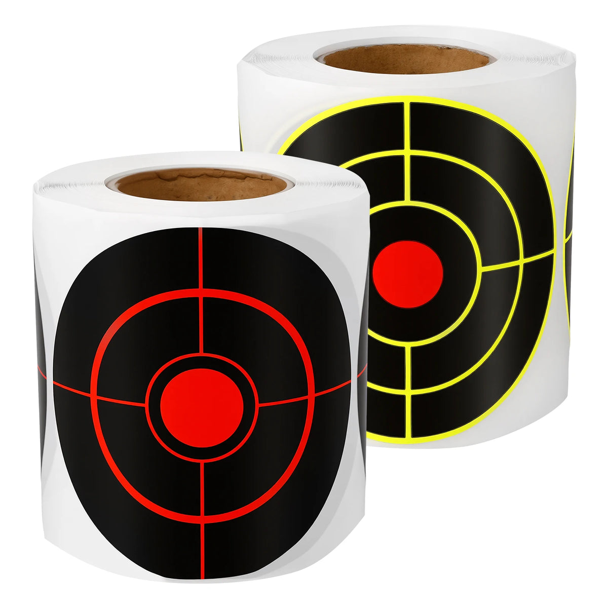 Splatter Shooting Target Stickers 75mm Self-Adhesive Bullseye 2-Roll
