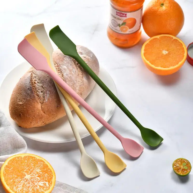 Mini Double-Ended Silicone Spatula & Scraper Set