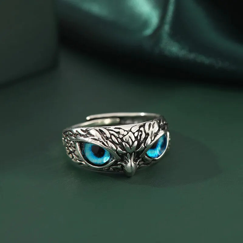Vintage Adjustable Owl Ring – Unisex Hip Hop Fashion Jewelry Fashion Ring Nixie