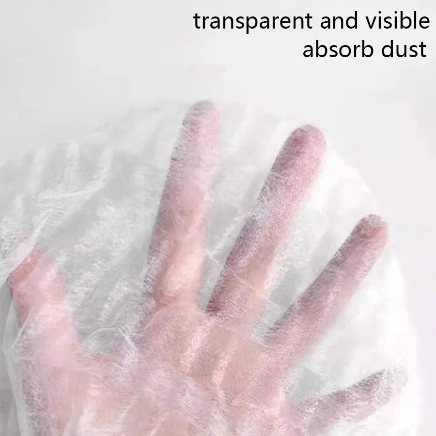 100pcs Disposable Non-Woven Broom Covers – Hair & Dust Trap Disposable Broom Cover Nixie