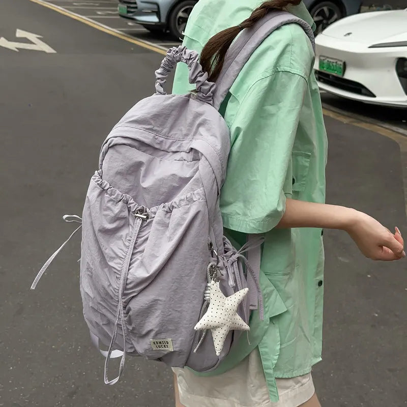 Korean Style Campus Backpack – Large Capacity Laptop Bag Campus Backpack Nixie