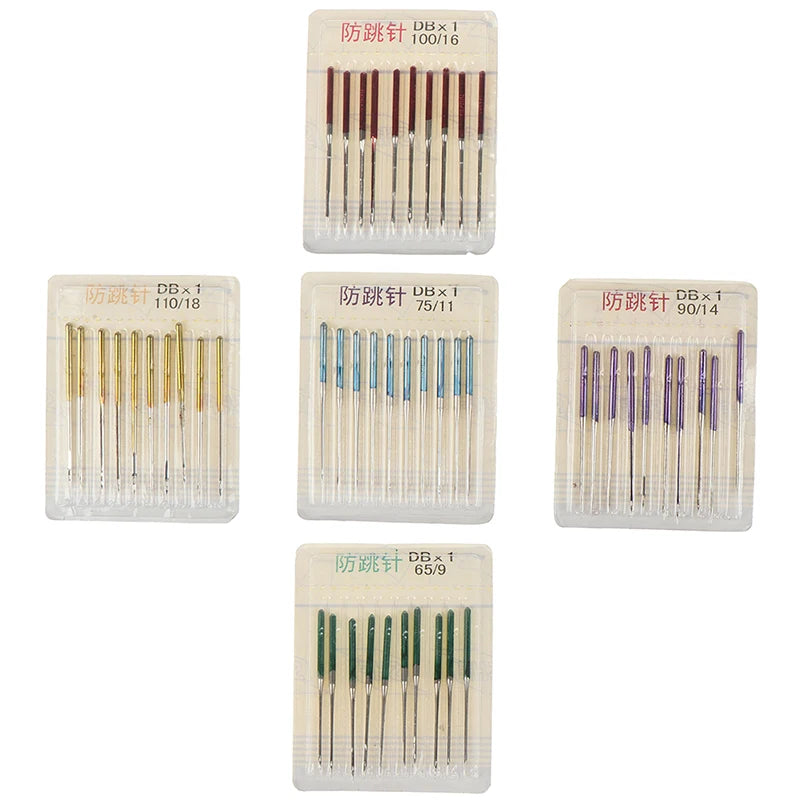 10PCS Anti-Jump Stretch Fabric Sewing Needles – Elastic Cloth Sewing Needles Nixie