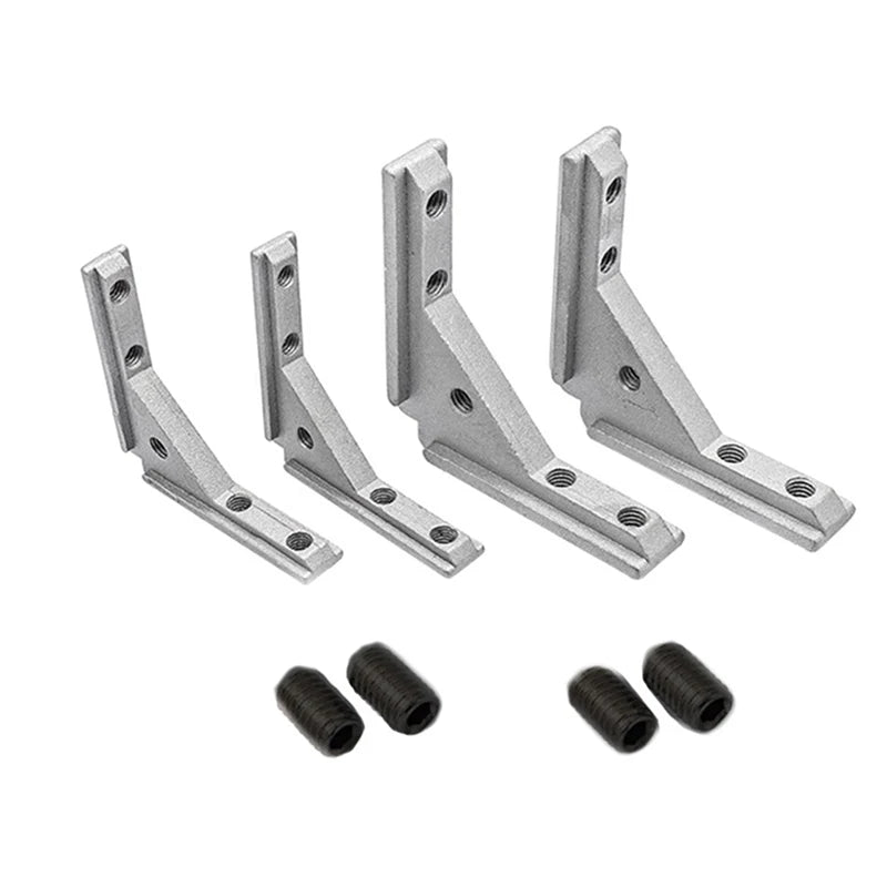 Aluminum Angle Slot Corner Connector 2020 3030 4040 Profile 2/4Pcs Aluminum Profile Bracket Nixie