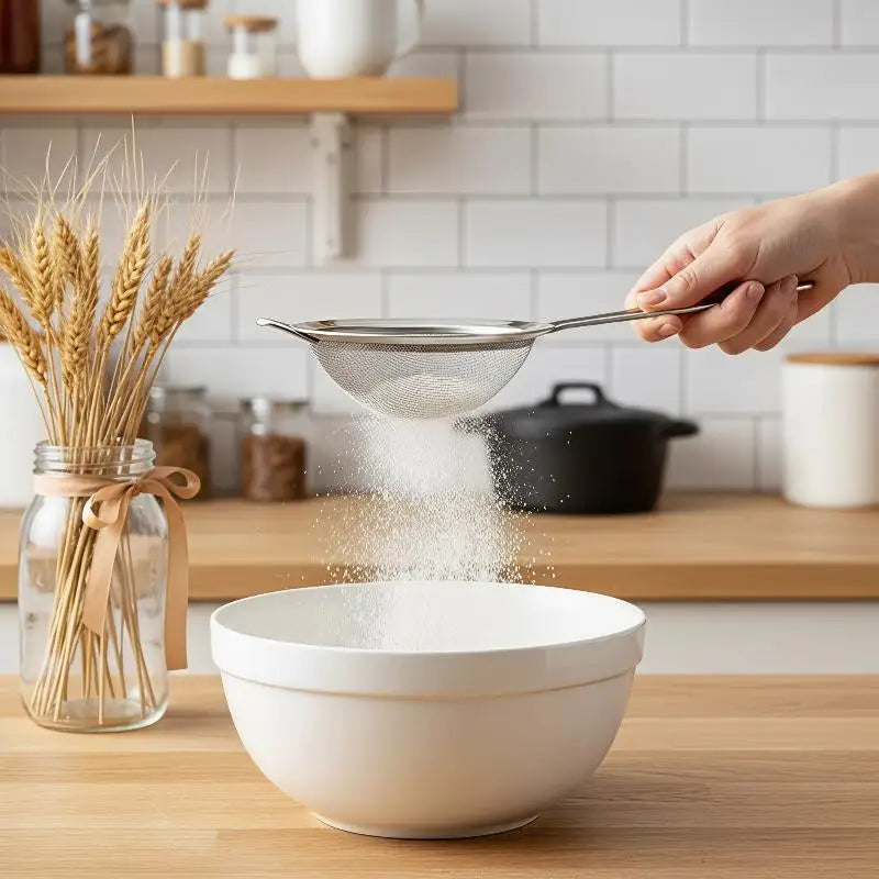 Fine Mesh Stainless Steel Strainer Sieve with Handle Kitchen Strainer Sieve Nixie